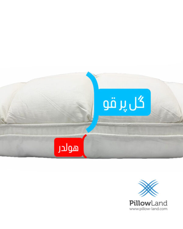 بالش گل پر قو